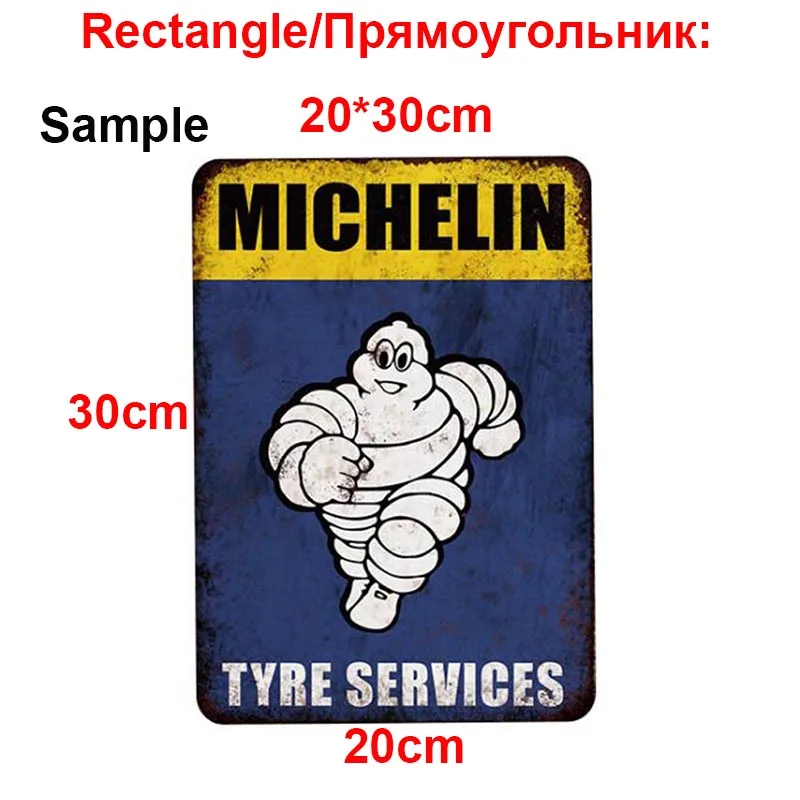 20x30cm Индивидуальные 20*30 см/30 см* 30 см Ретро металлическая жестяная вывеска плакат Настенный декор кафе бар автомобильный магазин Декор Круглый квадратный прямоугольник жестяная пластина - Цвет: 20x30cm