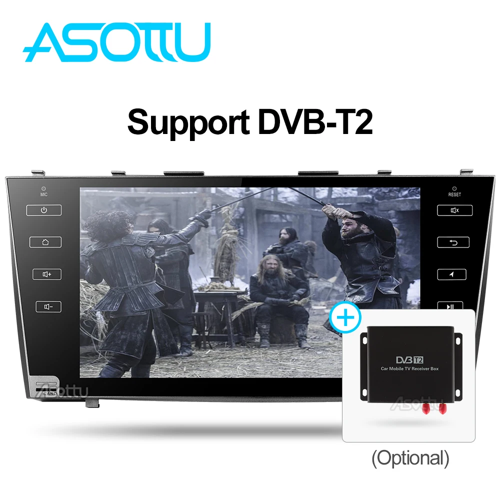 Asottu CLKMR9060 IPS Android 9.0 2G car gps navigation for Toyota camry 2008 2009 2010 2011 dvd player stereo radio |