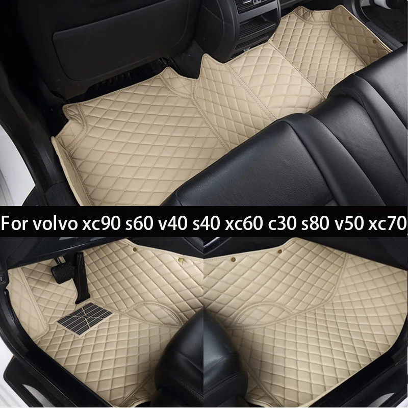 Shenlao Авто Напольный коврик для ног volvo xc90 s60 v40 s40 xc60 c30 s80 v50 xc70 v70 водонепроницаемые