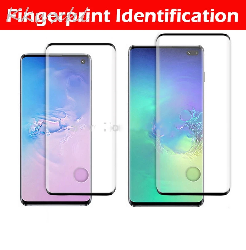 Закаленное 3d стекло с полным покрытием для Samsung Galaxy S10 Plus защита экрана со