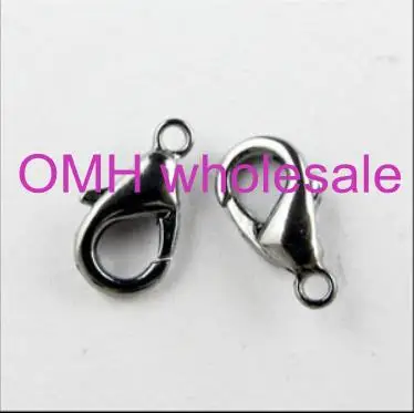 OMH оптовая продажа 50 шт. ювелирные изделия фоторазъем с застежкой 6 х10 мм