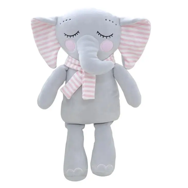 Мультяшная мягкая игрушка в виде слона детская подушка для сна милый плюшевый