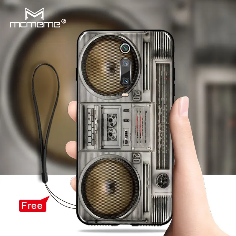 For Redmi K20 k30 K20Pro Case NEW Retro recorder Soft TPU silicone Back Cover Xiaomi Pro 9T 9TPRO Phone Cases |