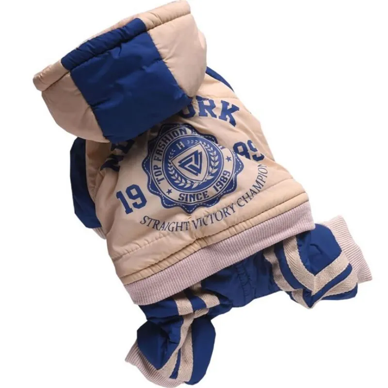blue Новые костюмы для собак с французским бульдогом, фланелевая зимняя толстовка с капюшоном, теплая куртка, пальто для щенков, маленькая и средняя одежда для домашних животных, котов - Цвет: blue