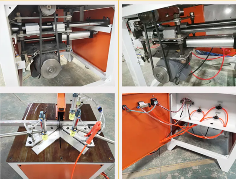 

Automatic sawing safe and easy Pneumatic Adjustable Angle Cutter Angle Notching Machine Aluminum Cutter Electric 1.5KW