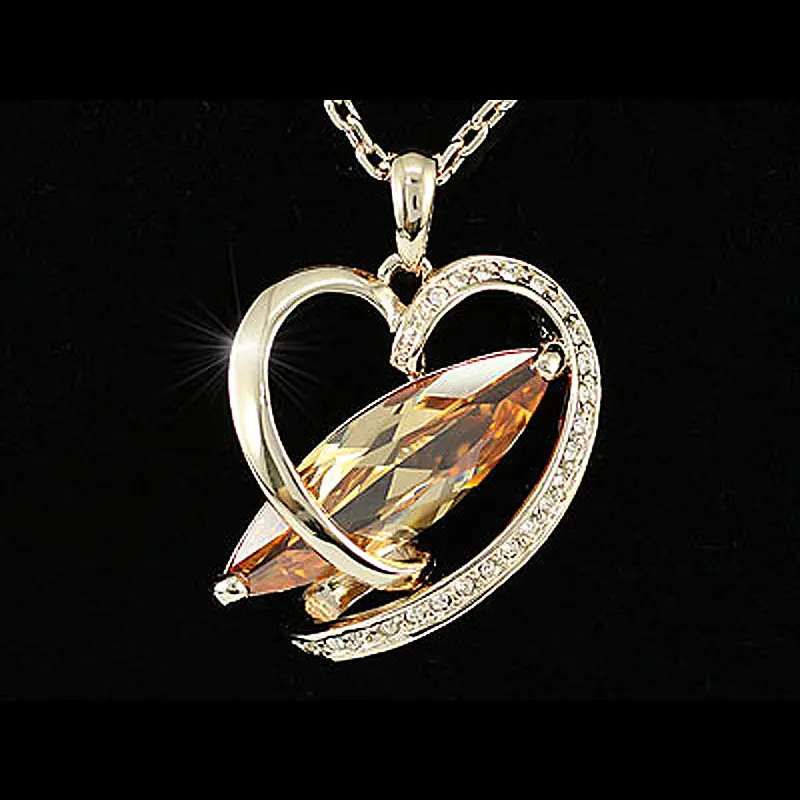 Павлин Звезда Сердце розовое золото цвет серебряный огранка маркиза 8 карат