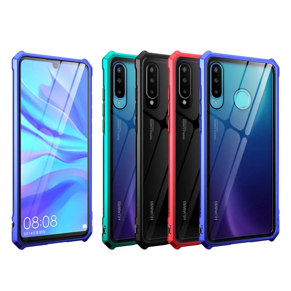 Роскошный металлический чехол для телефона huawei P30 Pro Lite противоударный корпус