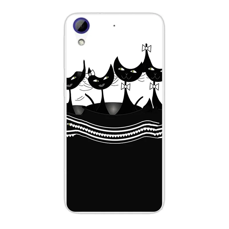 Для HTC 628 чехол для Desire / с двумя sim картами 5 0 &quotдекорации дизайн прозрачный мягкий
