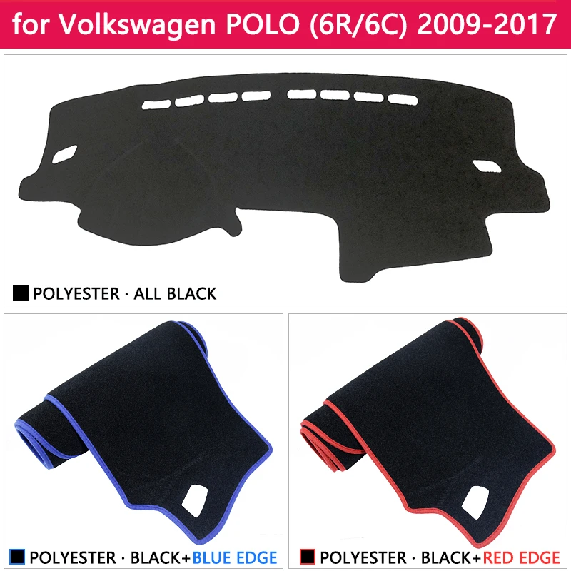 Для Volkswagen VW POLO 6R 6C 2009 ~ 2017 5 MK5 Противоскользящий коврик на приборную панель