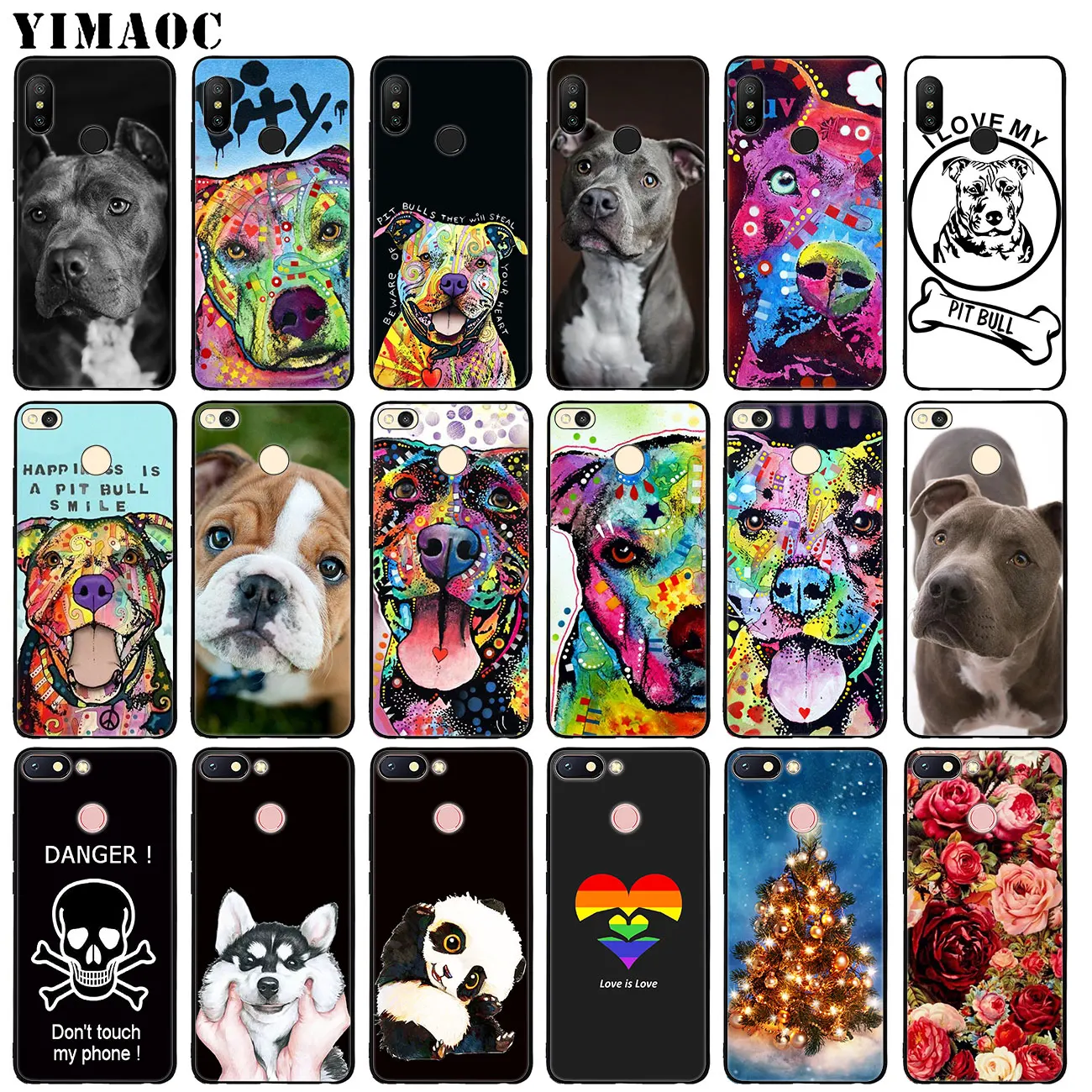 YIMAOC Pitbull dog Мягкий силиконовый чехол для телефона Xiaomi MI 10 9 9T CC9 CC9E A3 Pro 8 SE A2 Lite A1 Mi10 Mi9