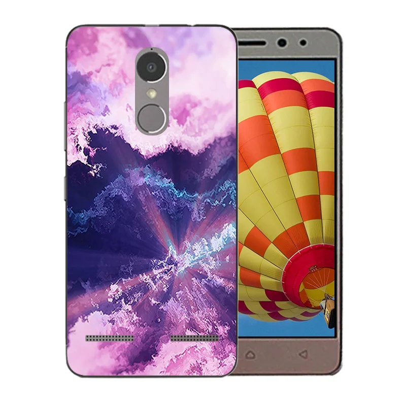 K6 чехол для lenovo Vibe 5 0 дюймов Крюк узор высококачественный мягкий ТПУ прозрачный