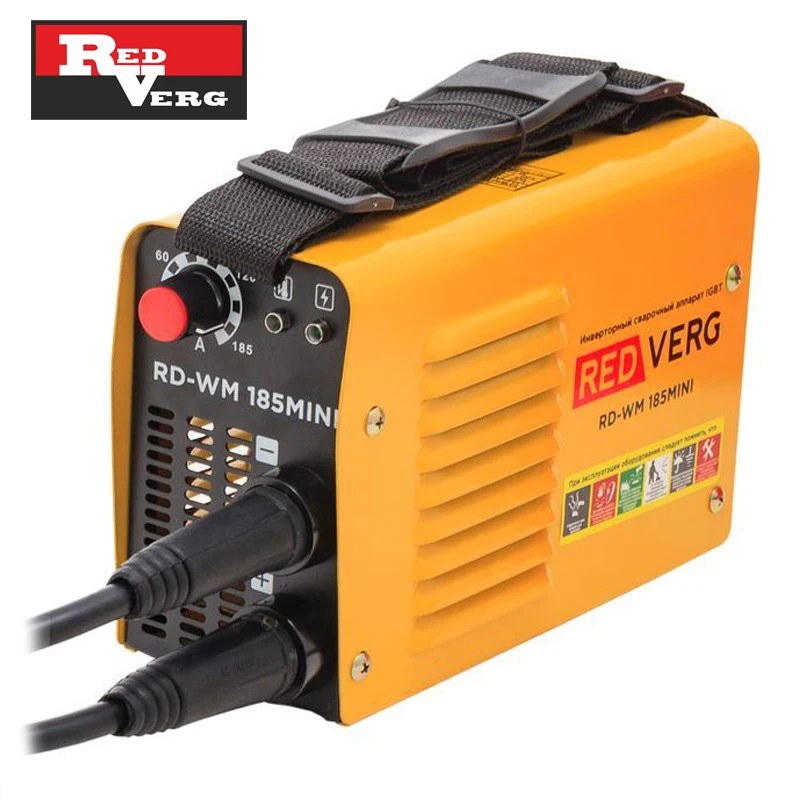 Аппарат сварочный инверторный RedVerg RD WM 185MINI (мощность 6 кВт Сварочный ток 20 185А