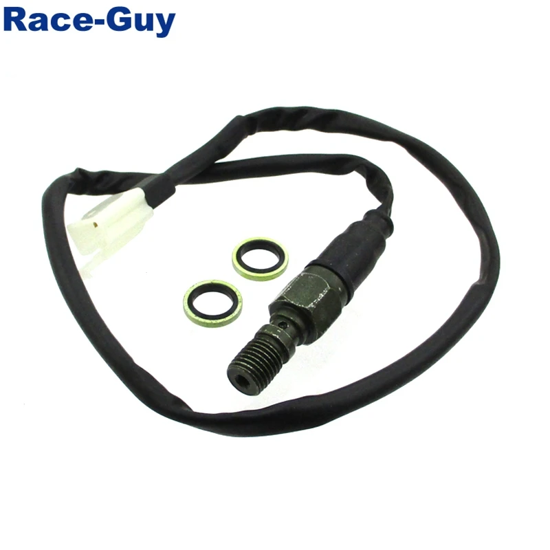 Прямая головка M10x1.25 штекер мотоцикла Гидравлический переключатель стоп-сигнала