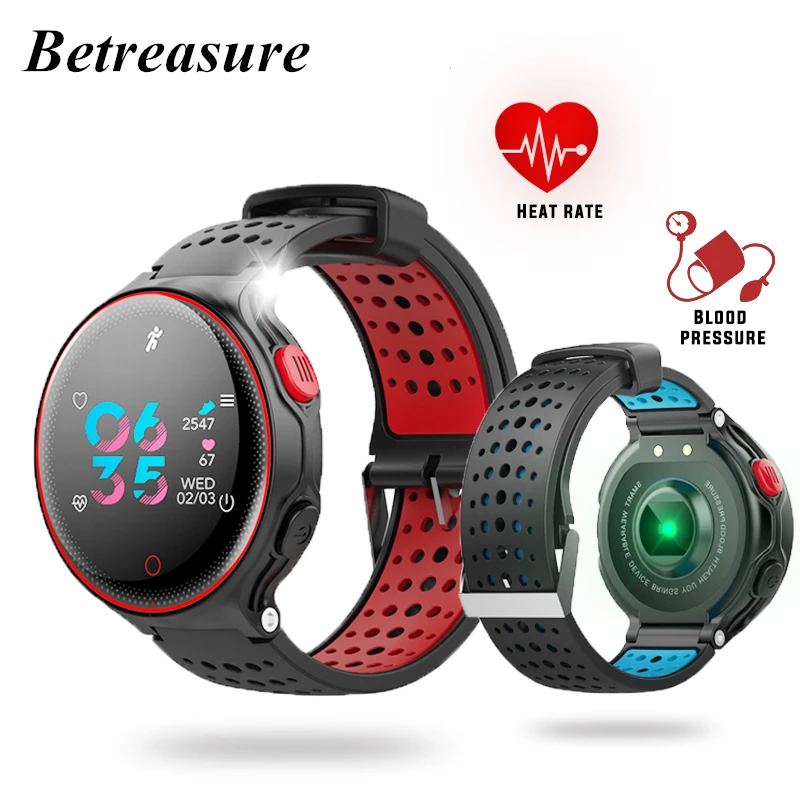 Betreasure Новый X2P Смарт часы сердечного ритма мониторы Bluetooth фитнес трекер Браслет