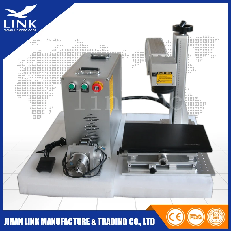 Рекламная цена оптоволоконная лазерная маркировочная машина 50 Вт/машина для