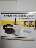 pet dog training collar 998d 300m lcd 100lv 300 yard level electric shock vibration remote without battery retail package