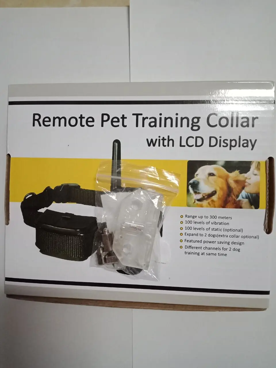 Ошейник для дрессировки собак 998D 300M LCD 100LV 300 ярдов дистанционное управление