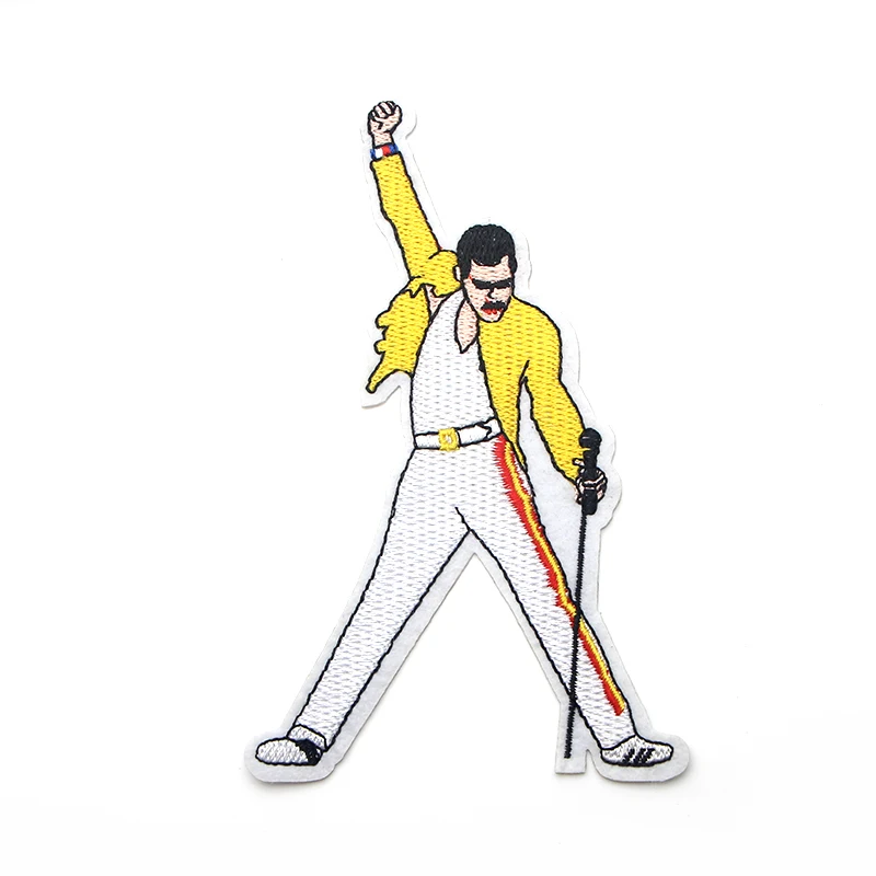 Freddie Mercury Модные DIY вышитые нашивки пришить железо на одежду рюкзак шляпа украшения дома наклейки Значки для мужчин E0577