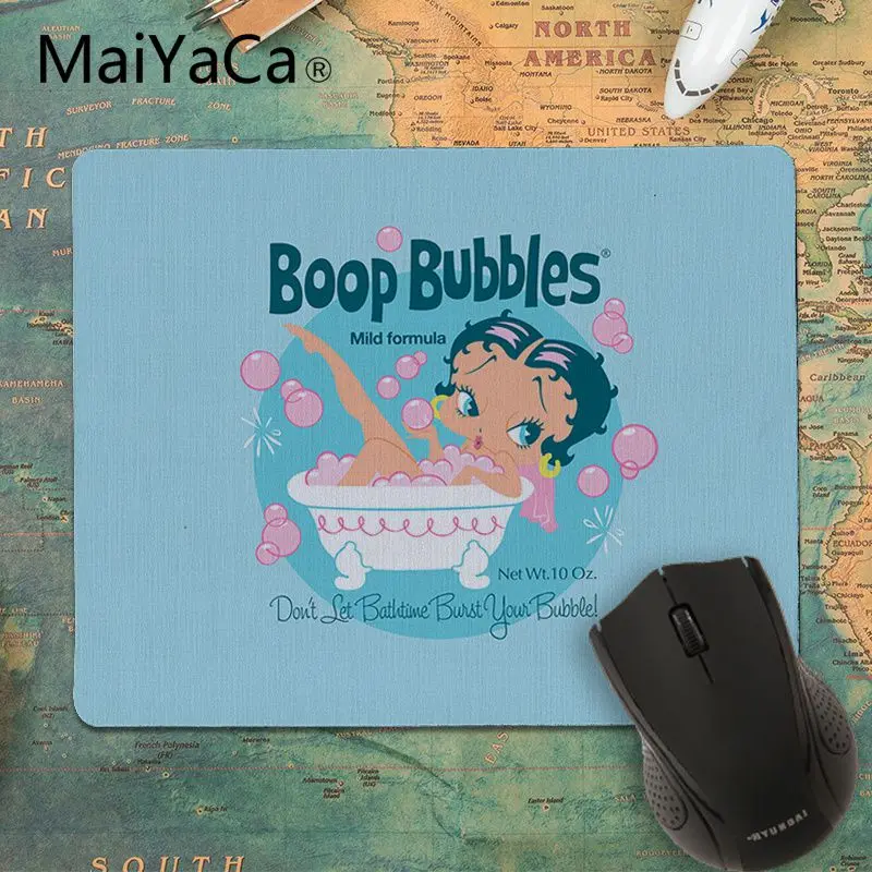 Коврики для мыши MaiYaCa Betty boop girl по индивидуальному заказу компьютерный коврик