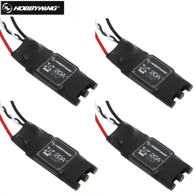 4 шт. Hobbywing Xrotor 40A 20A 10A 15A Apac Brushless ESC 2-6s для радиоуправляемые мультикоптеры 550-650