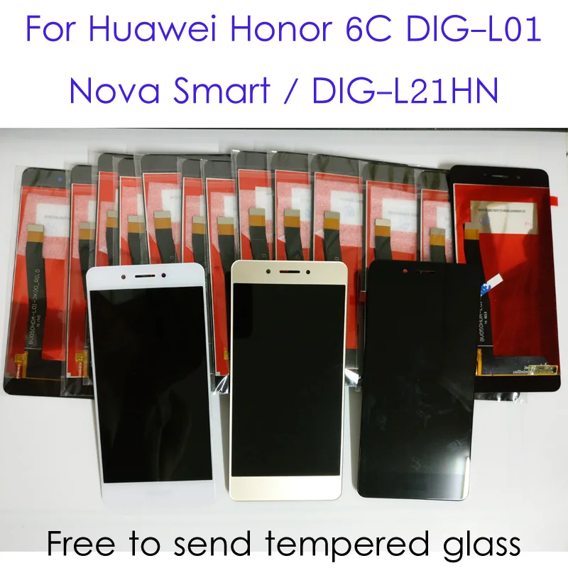 Протестировано для Huawei Honor 6C DIG L01 / Nova Smart L21HN ЖК дисплей + дигитайзер сенсорного
