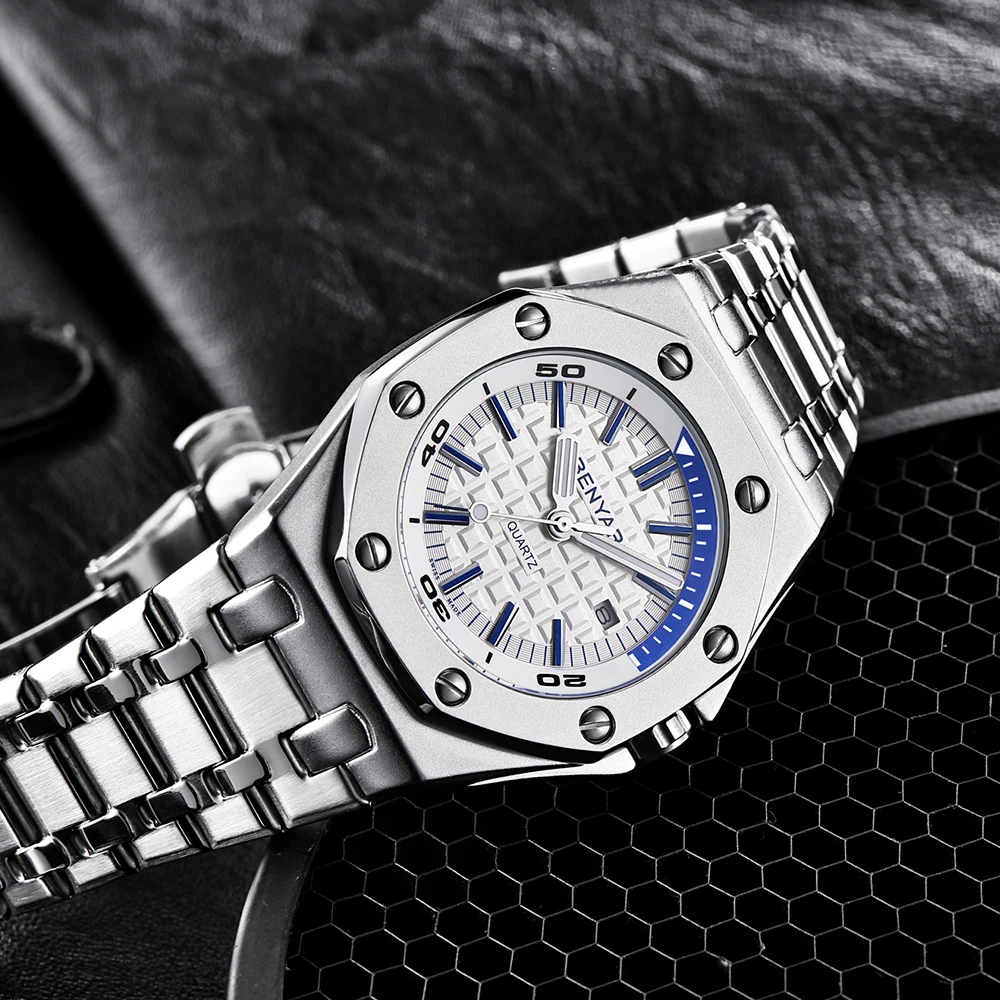 BENYAR часы мужские роскошные Marque montres mode pour homme кварцевые Hommes montre de sport Relogio Masculino