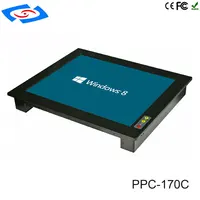 Best Seller 17" Industrial 5-wires Resistive AMT Touch Screen Fanless Panel PC With Intel Atom N2800 Dual Core Tablet PC