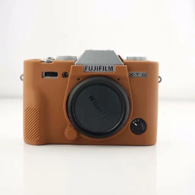 XT10 XT20 brown Хороший мягкий силиконовый резиновый беззеркальных системы камера защитный средства ухода за кожей чехол Сумки для Fujifilm XT3 XT-3 XT100 XT10 XT20 XA5 - Цвет: XT10 XT20 brown