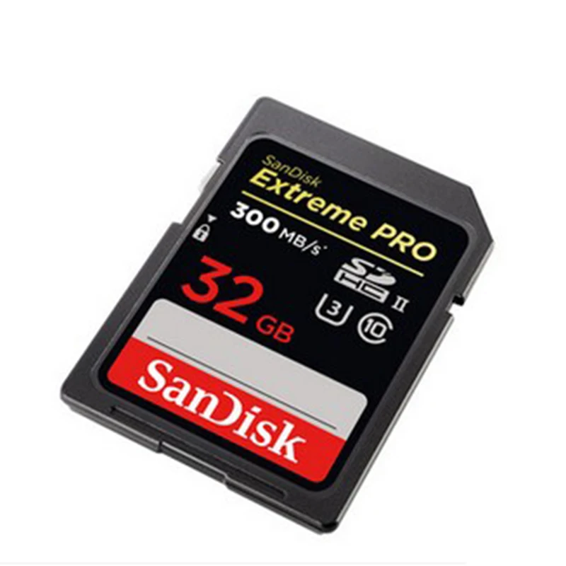 Карта памяти Sandisk Extreme Pro высокоскоростная карта для камеры на 32 ГБ 64 до 300 МБ/с./с