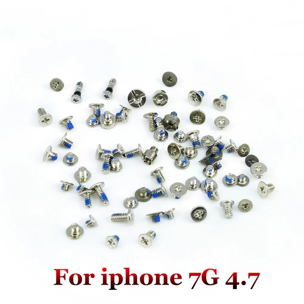 YuXi полный комплект винтов для iPhone 7 plus 8 8plus X 5 5S 5C 6 6Plus 6S 6splus Аксессуары мобильных