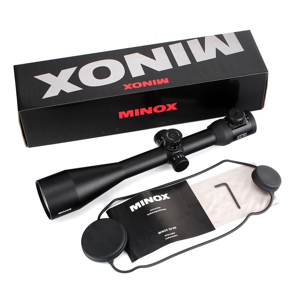 MINOX ZA 5i HD 5 25x56 SFIR охотничьи прицелы Светящееся Стекло с гравировкой сбоку Parallax