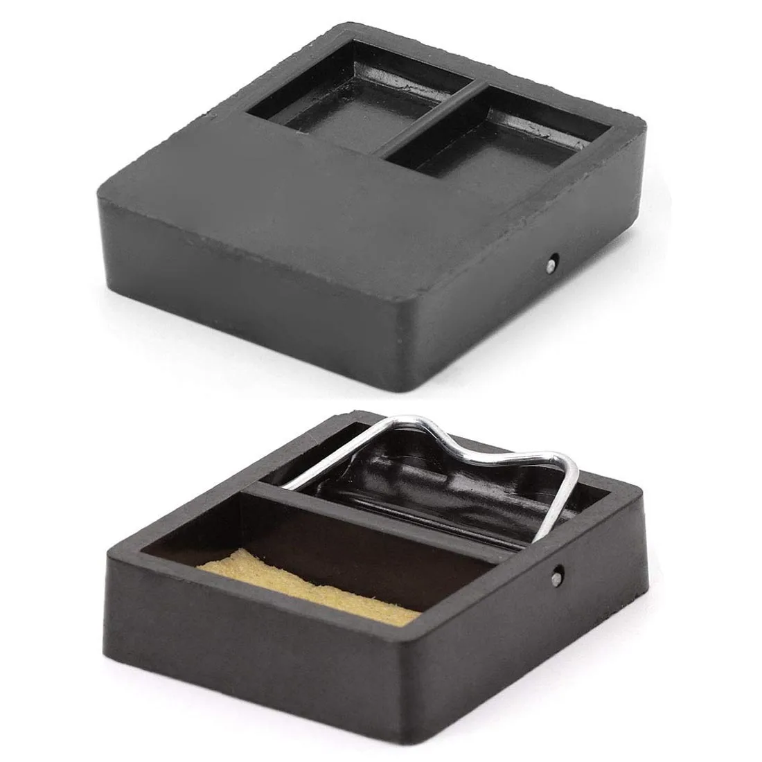 Металлическая опорная станция с губка для припоя паяльник рамка маленький и