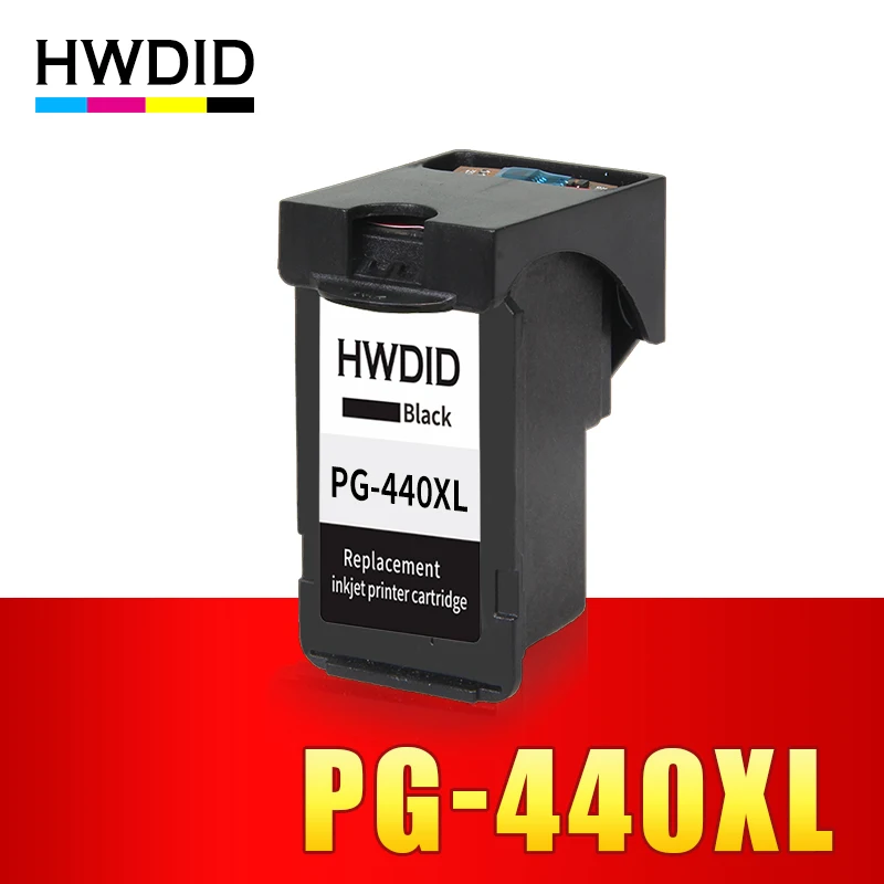 HWDID черный PG440 XL PG 440 заправленный чернильный картридж для Canon PIXMA MG2180 MG2240 MG3180 MG4180