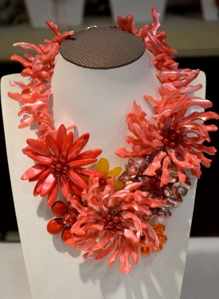 Бесплатная доставка Мода 2016 новое поступление изумительное красное Коралловое и