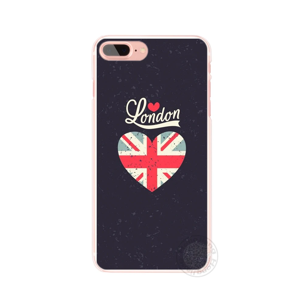 HAMEINUO London Art cell phone Cover case for iphone 4 4s 5 5s SE 5c 6 6s 7 8 X plus | Мобильные телефоны и аксессуары