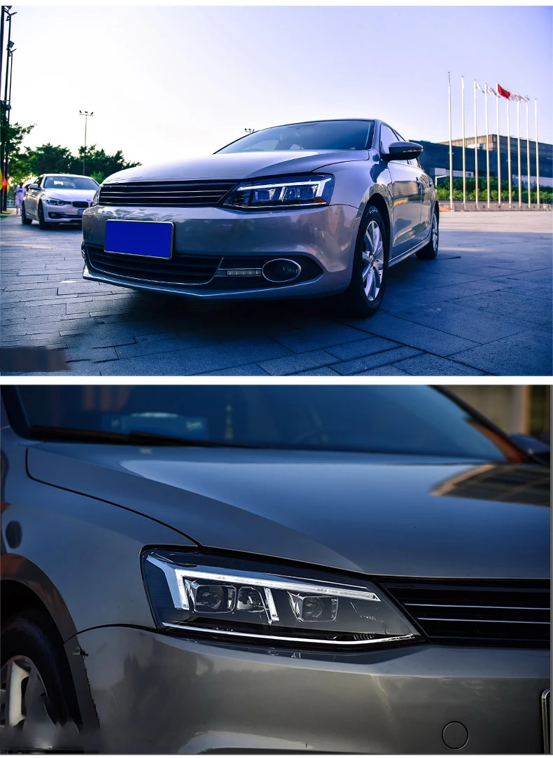 Для Volkswagen New Jetta MK6 Sagitar светодиодный задний фонарь в сборе 2012-2017 год | Автомобили и