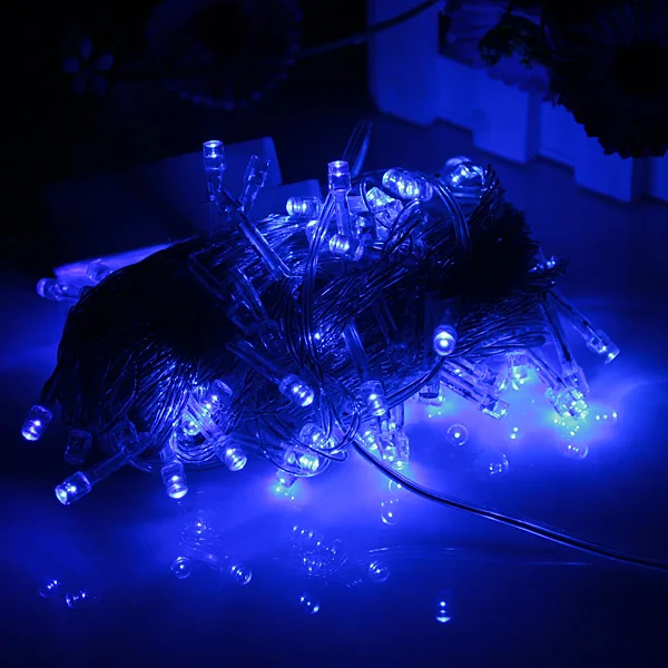 Outdoor Luces de cadena 5M 10M 20M 30M 50M 100M Led Garland String Fairy Light 8 Modes Christmas Holiday Wedding Party | Лампы и