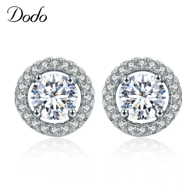 Серьги гвоздики женские круглые золотистые с фианитом|stud earing|earing fashionfashion earing |