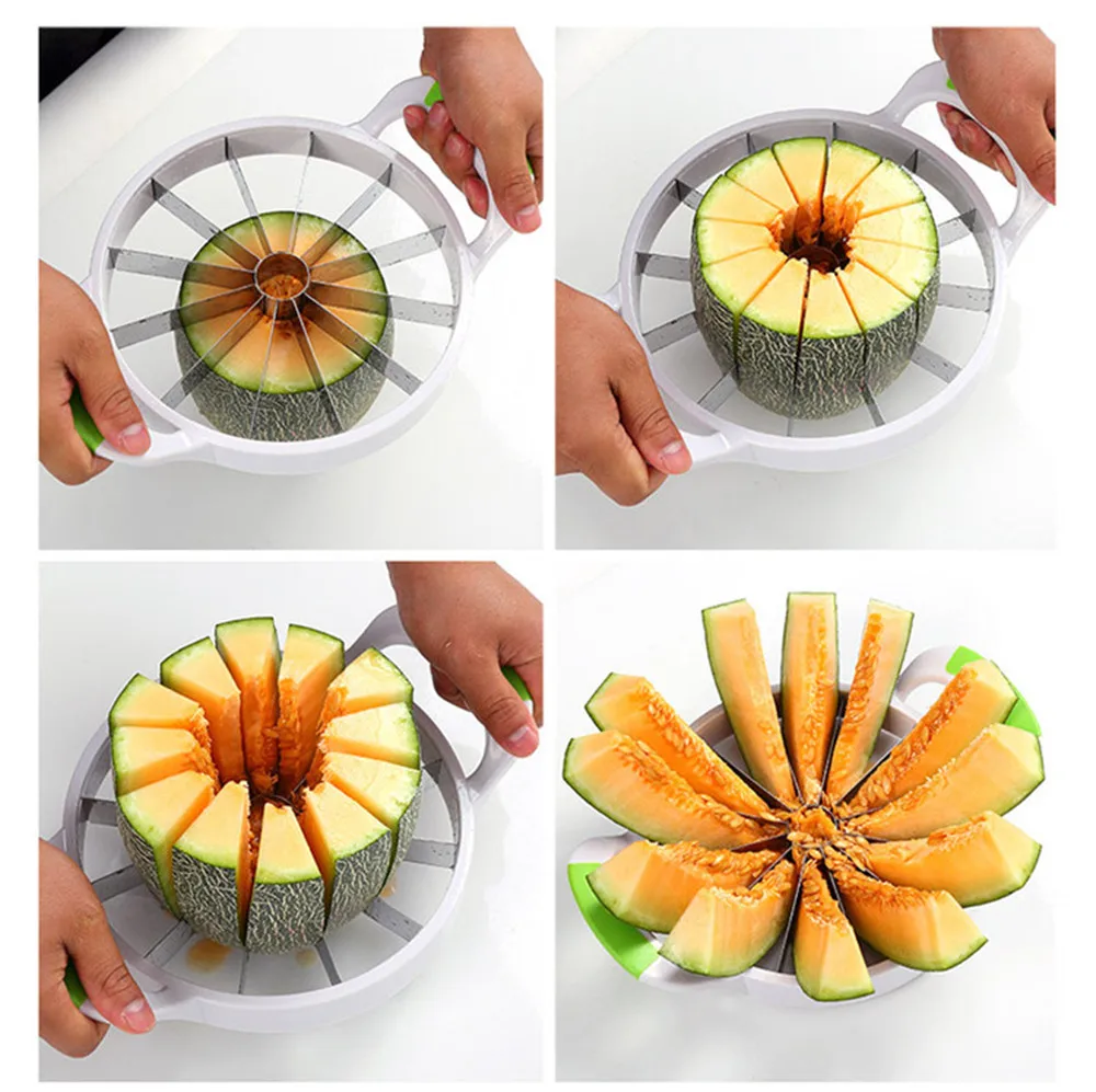 Creative Watermelon Slicer Melon Cutter Knife Stainless Steel Fruit Cutting Kitchen Practical Tools Vegetable |