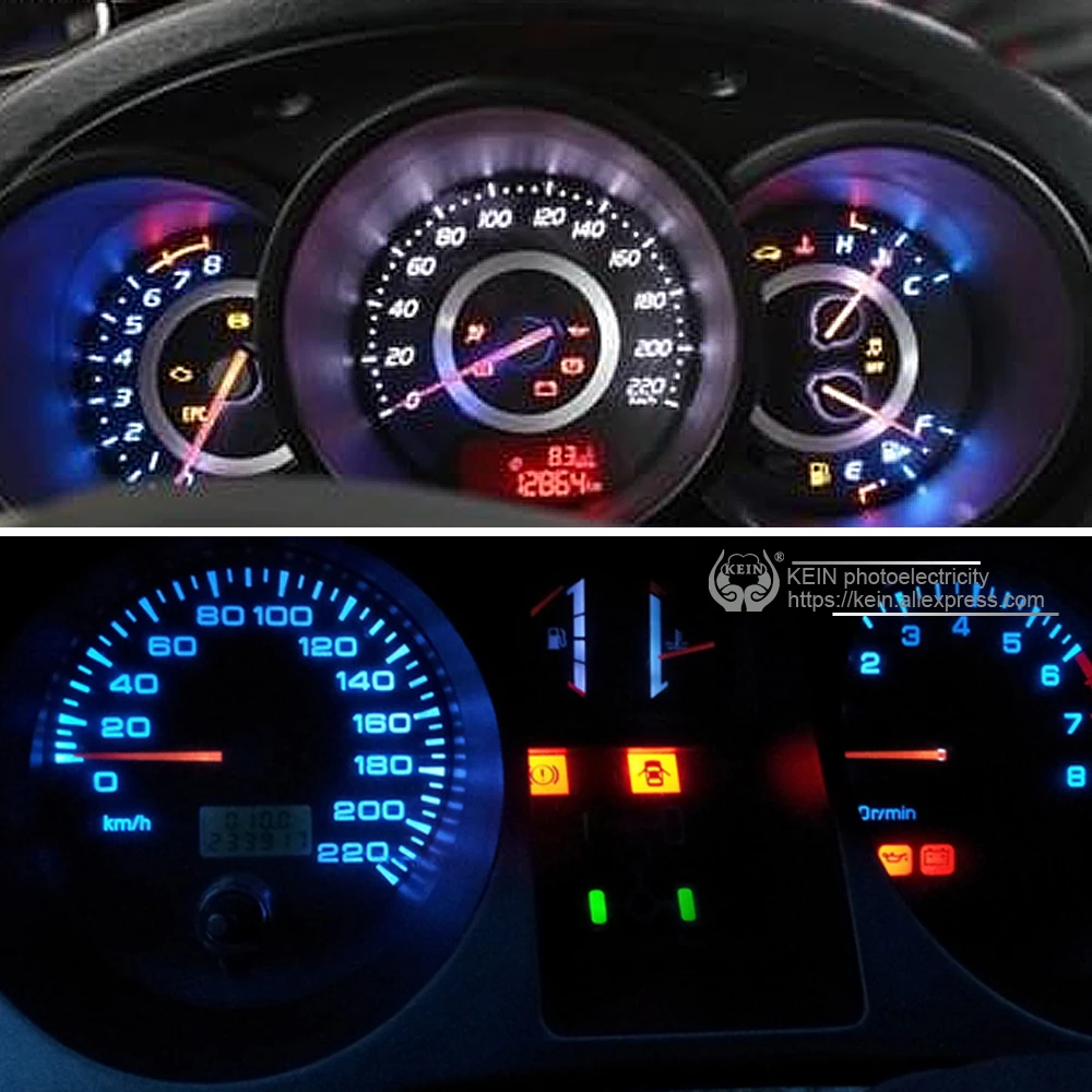 KEIN t5 led cob w3w клиновидные лампы автомобильные приборные панели кластерный