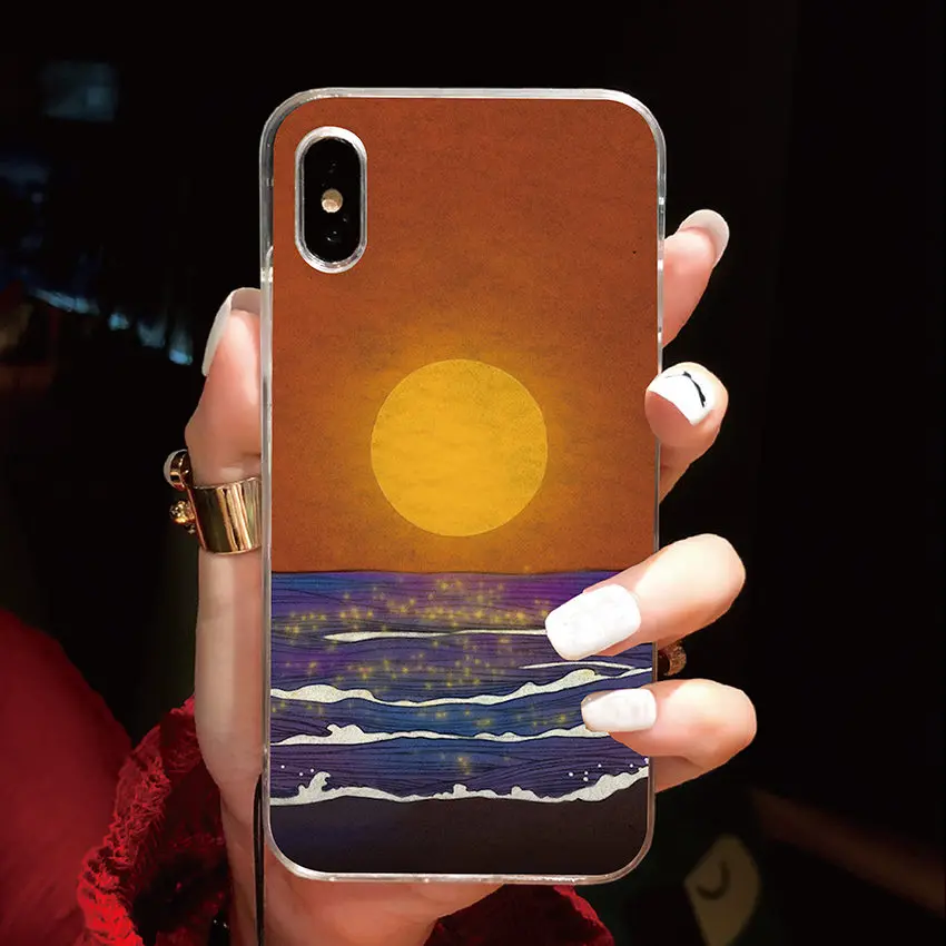 Yazhyuje чехол для One Plus 6 6T чехлы для айфонов 5 5T X 3 3 т, наборами по 2 один чехол-накладка с рисунком волна Искусство Японский силиконовый чехол-накладка из мягкого ТПУ сотовый Чехол для телефона - Цвет: 10