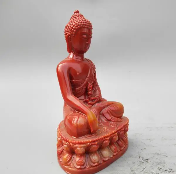 

Chinese Shoushan stone Medicine Buddha statue