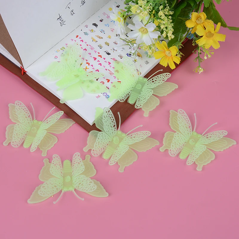 6 шт./компл. светящаяся игрушка-бабочка в темноте игрушка детский подарок |