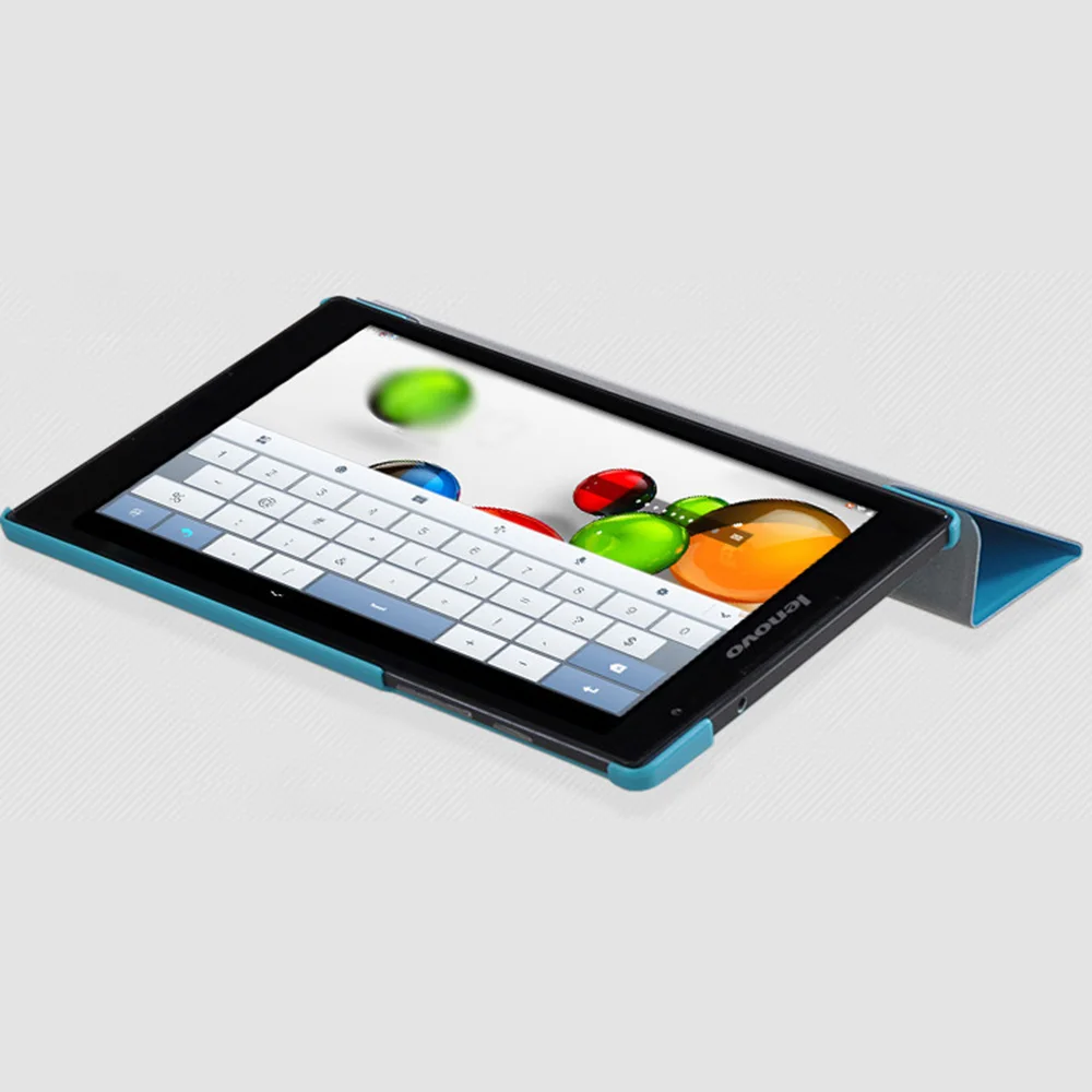 Чехол для Lenovo TAB 2 S8 50 Tri Folding PU кожаный чехол TAB2 50F 8 ''чехол планшета + сенсорная