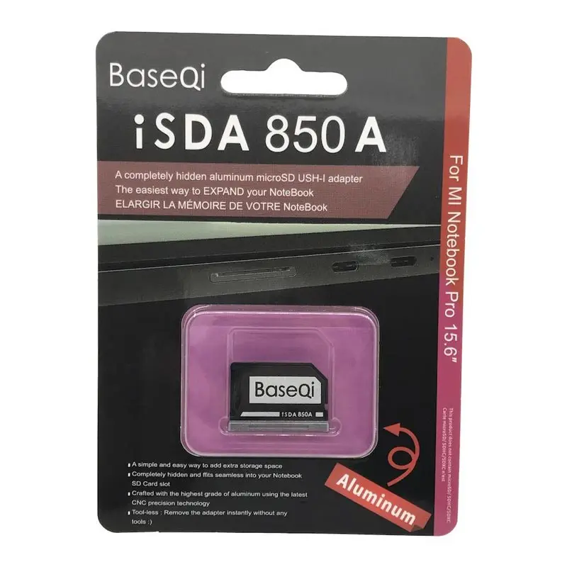 Адаптер для Micro sd карты BaseQi 15 6 А карта памяти pro duo Ninja Stealth Drive Xiaomi Mi Notebook Pro дюйма