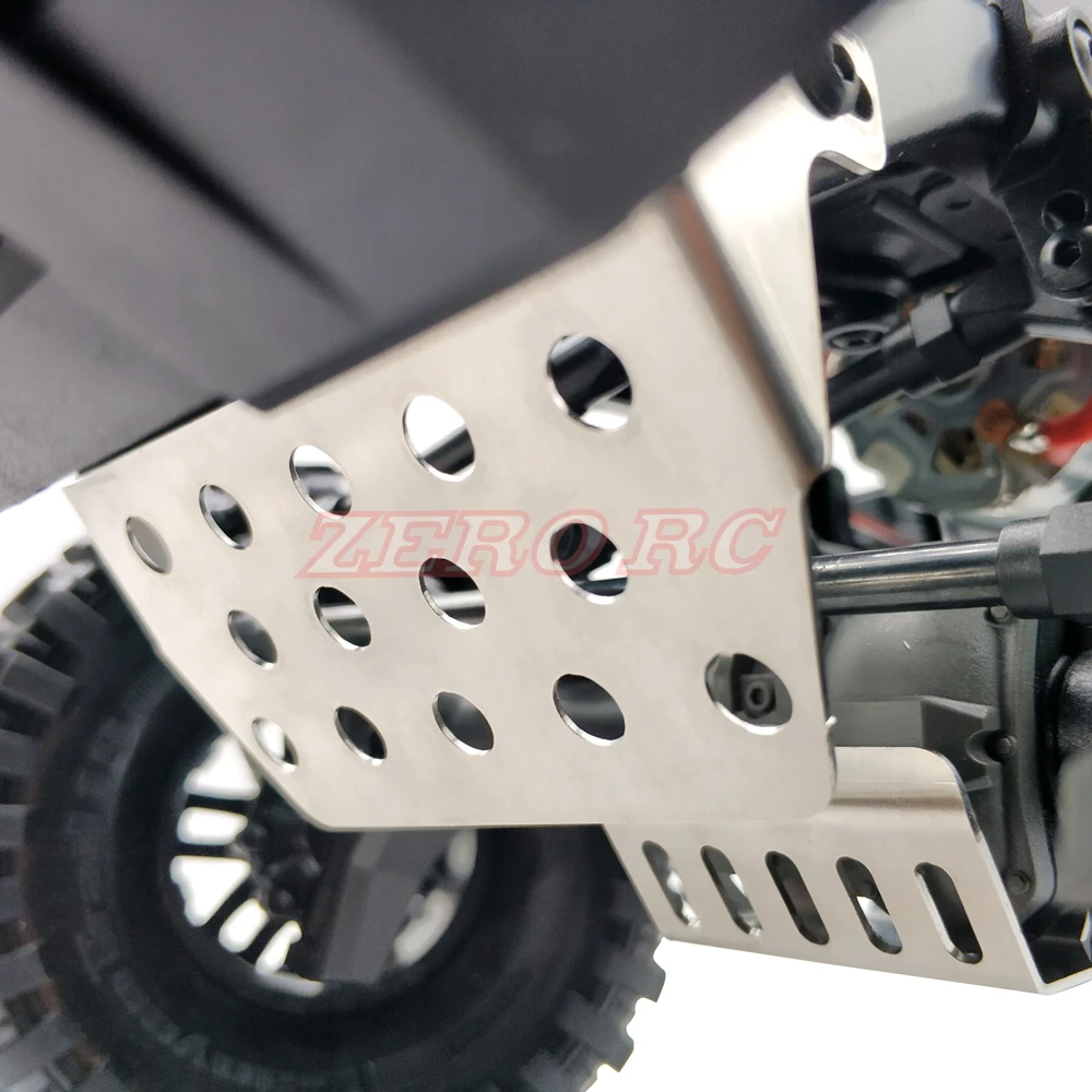 TRX4 противоскользящая пластина для переднего бампера из нержавеющей стали 1/10 RC