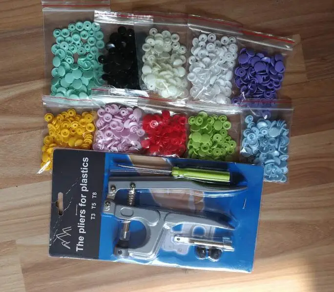 200 набор щипцы для пластиковых кнопок детская одежда подгузники|Пуговицы| |