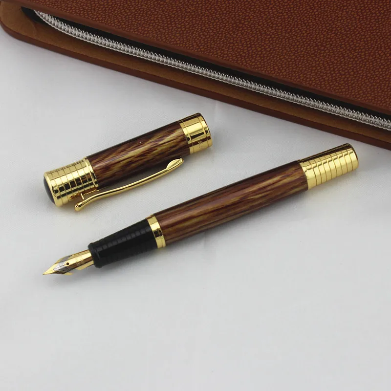 Ручка перьевая Обычная с чернилами 03859|stainless steel fountain pen|iridium point penfountain pen medium |