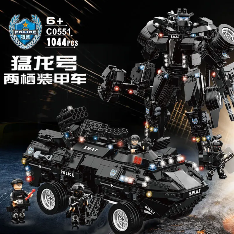 1044 шт детские развивающие строительные блоки игрушки Совместимые с Legoingly city