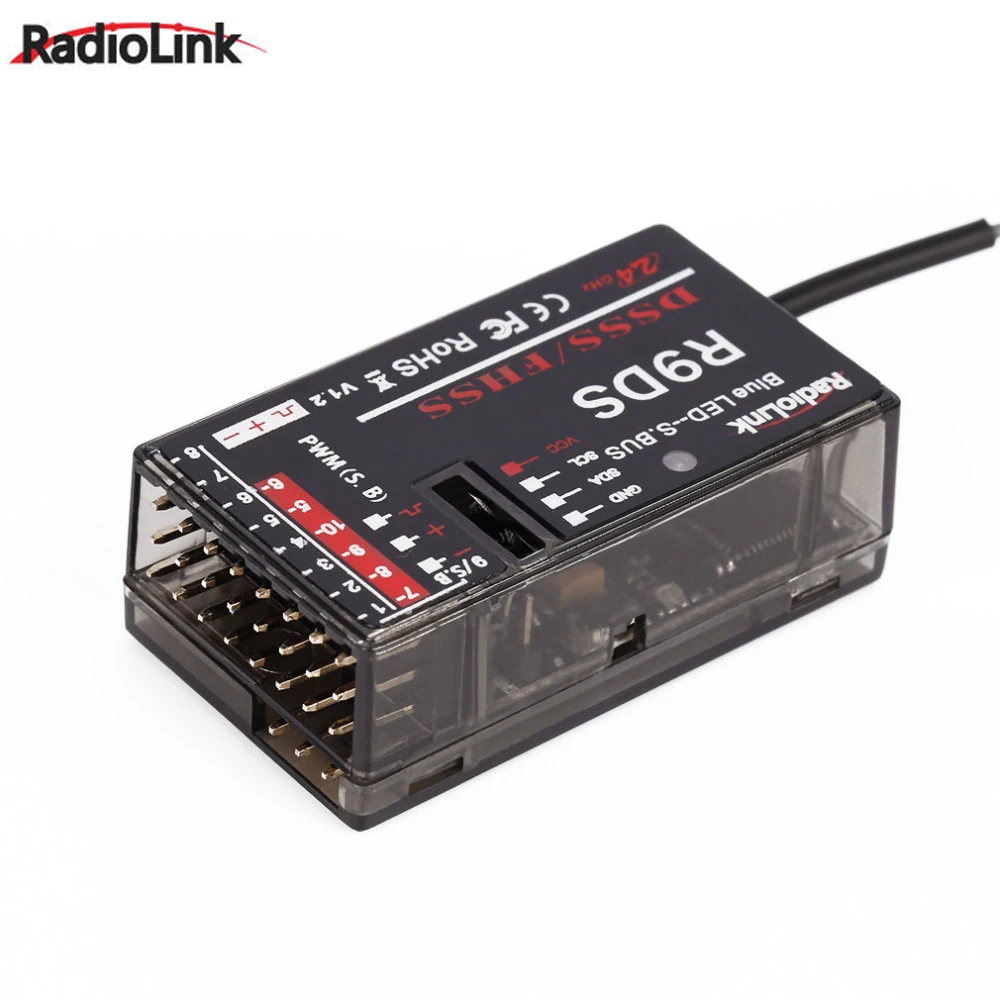 Передатчик системы Radiolink AT9S 2 4G 9CH контроллер Remont с приемником R9DS для FPV дрона